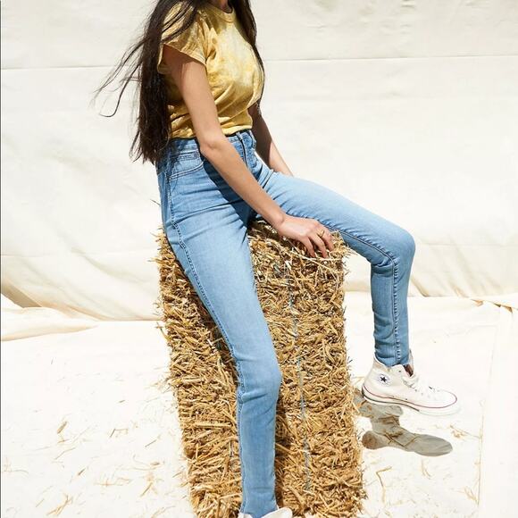 MADEWELL 10" High-Rise Skinny Jeans Highview Raw-Hem - Picture 10 of 10